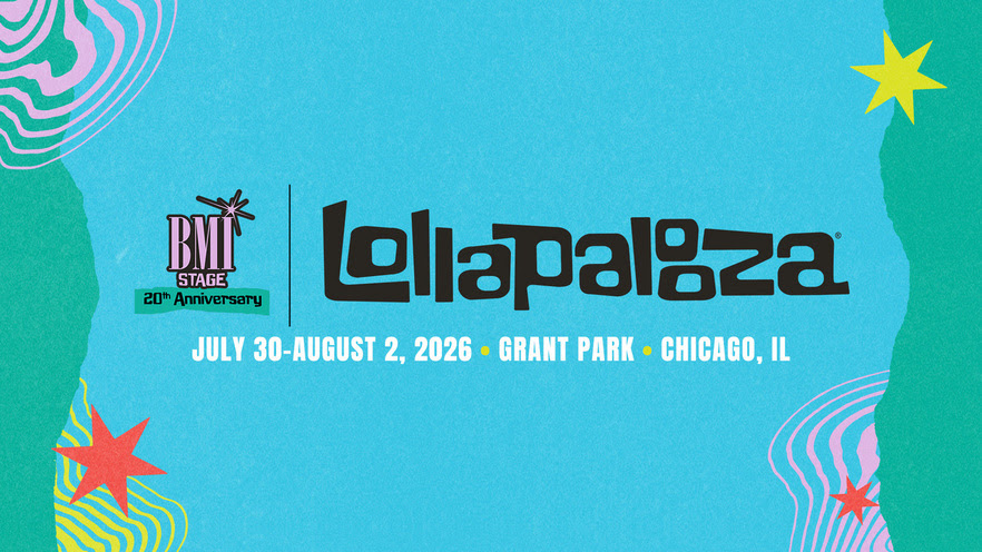 BMI Announces Lineup for the BMI Stage at Lollapalooza 2026